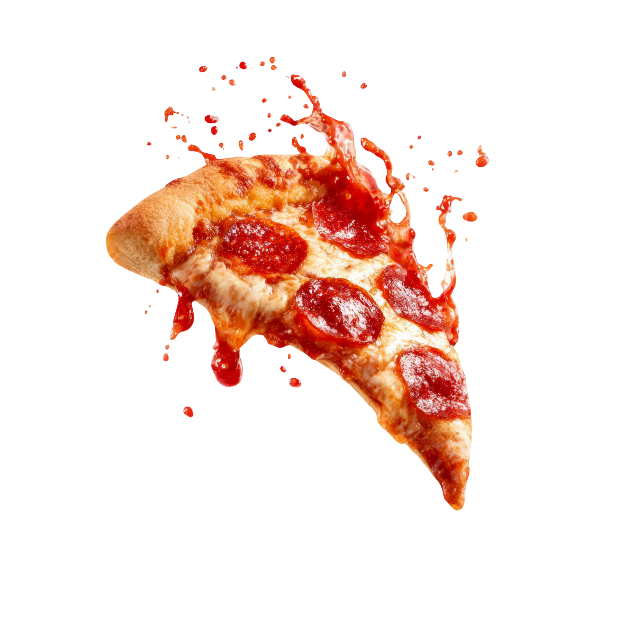 Part de pizza tomate